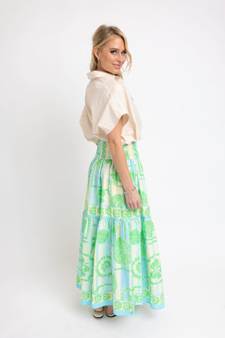 Poplin Maxi Skirt