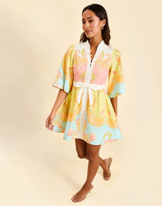 Carmen Mini Dress - Venetian Paisley