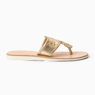 Boating Jacks Sandal-Metallic