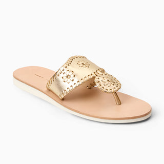 Boating Jacks Sandal-Metallic