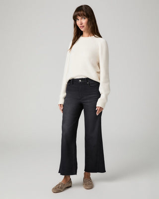 Anessa Twisted Outseam Panel Raw Hem