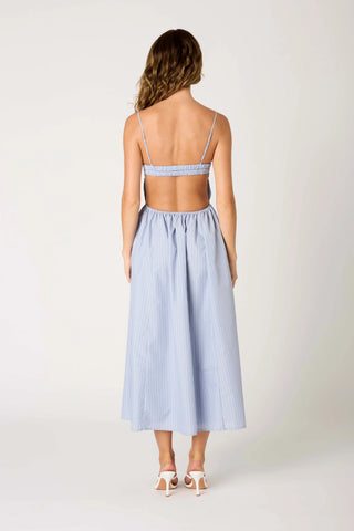 Destene Dress- Slate Blue