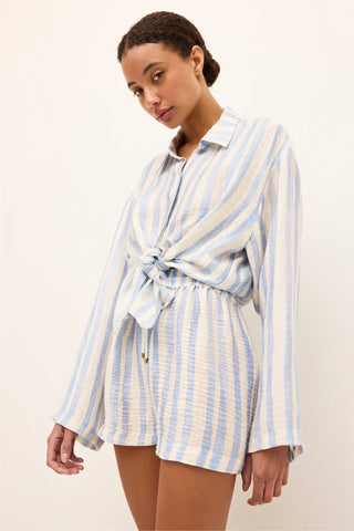 Nico Beach Shirt-Agua