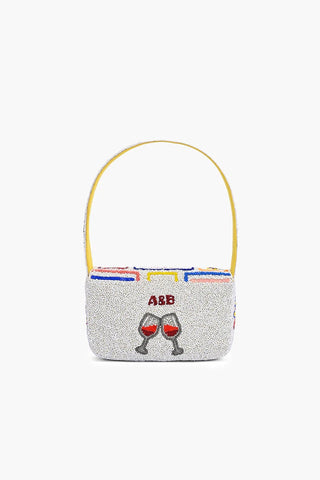 Fully Hand-Beaded Shoulder Bag
