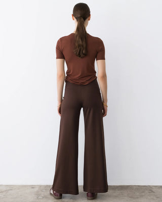 Ponte Knit Wide Leg Pant