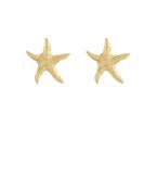 Textured Starfish Earring