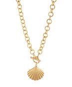 Bold Shell Pendant Necklace