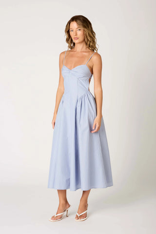 Destene Dress- Slate Blue