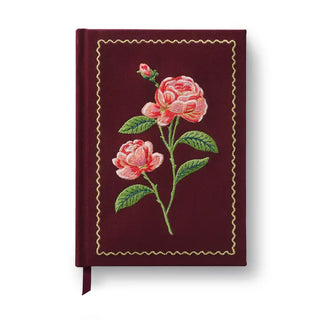 Roses Embroidered Journal