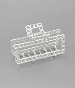 Silver Hair Clip