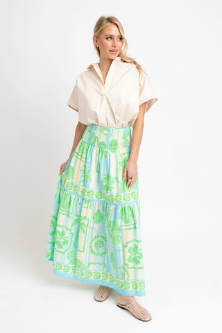 Poplin Maxi Skirt