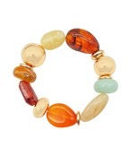 Marble Bead & Ball Bracelet - AA86746