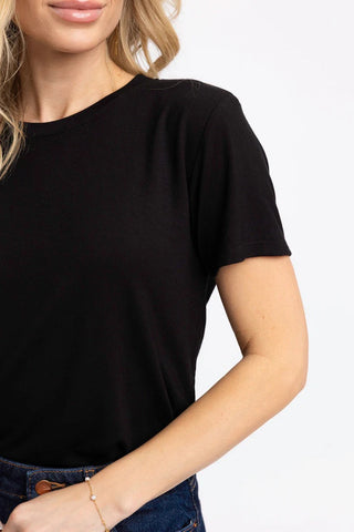 Double Layer Tee-Black