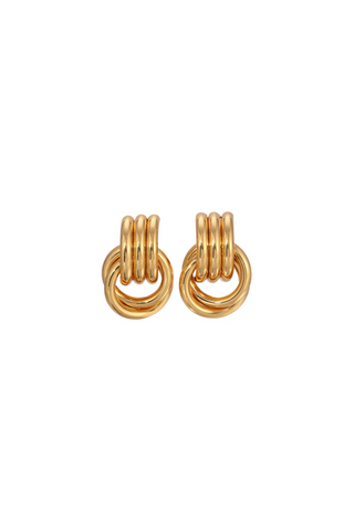 Mini Knot Earring-Gold
