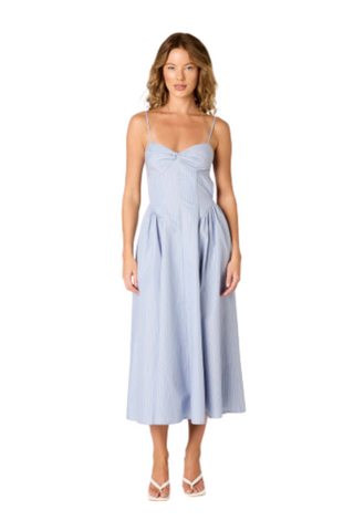 Destene Dress- Slate Blue