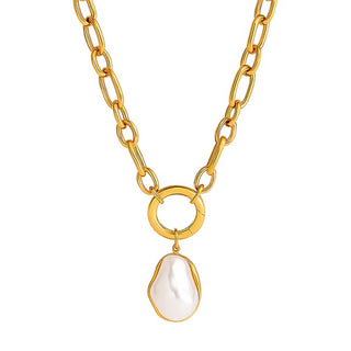 Langston Baroque Pearl Pendant Necklace
