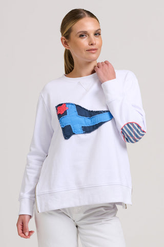 Zippy Classic Navel Flag Sweatshirt
