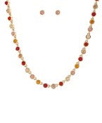 Stone Station Necklace