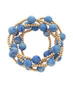 5 Row Marble Ball Bracelet