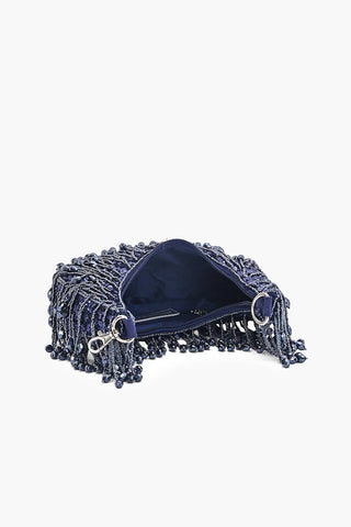 Crystal Veil Cresent Hobo Bag