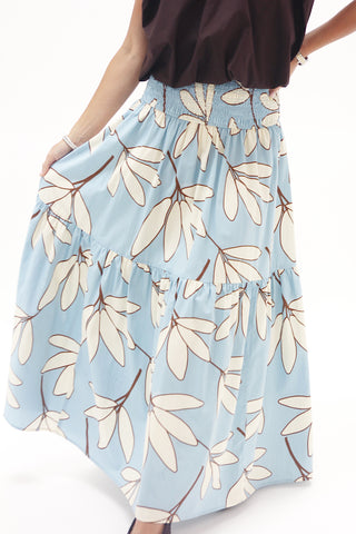 Smock Tier Maxi Skirt