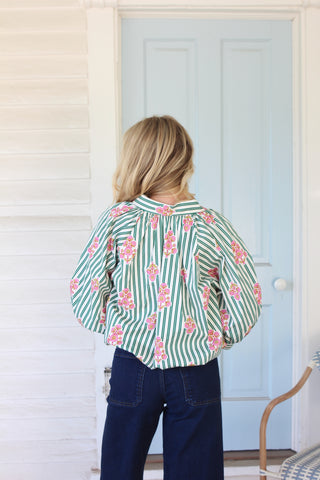 Floral Bubble Top