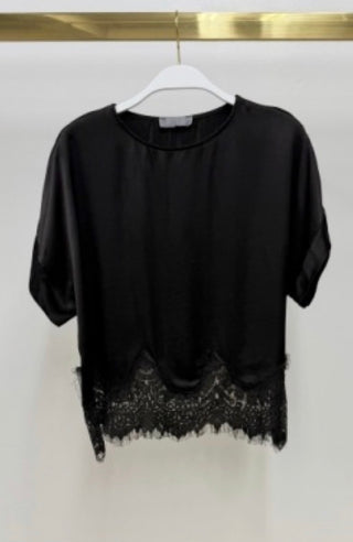 Scalloped Lace Top