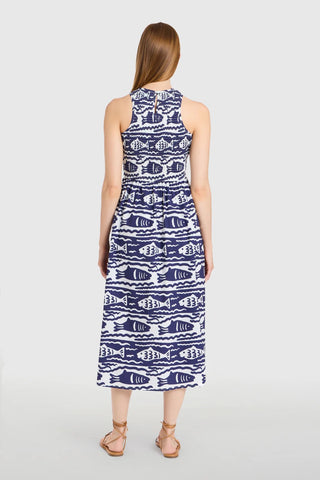 Stroll Dress- Fish Print