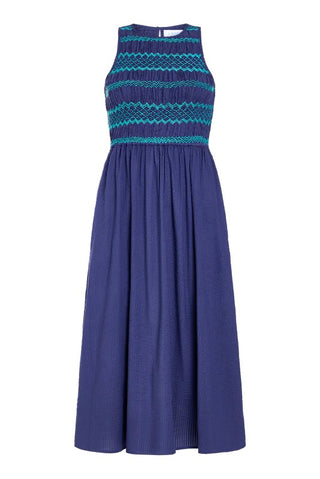 Stroll Dress- Navy