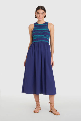 Stroll Dress- Navy
