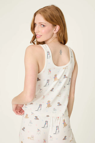 Red White & Woof Tank