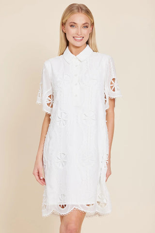Crepe Cutout Design Dress