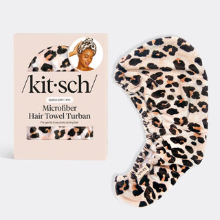 Quick Dry Hair Towel-Leopard