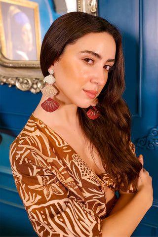 Sandy Seashell Earrings