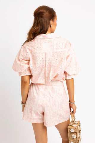 Eyelet Button Short