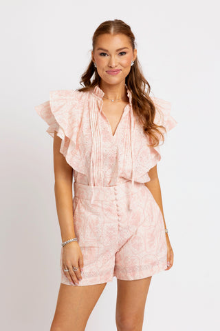 Eyelet Button Short