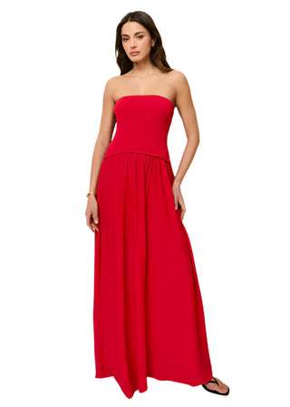 Soglio Dress-Lipstick Red