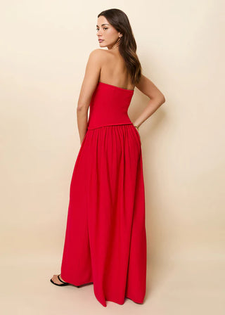 Soglio Dress-Lipstick Red