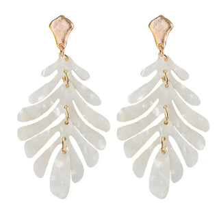 White Petite Palm Drops