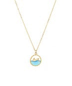 Sealife Whale & Glass Necklace