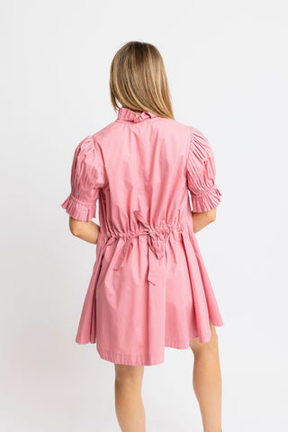 Poplin Ruffle Dress