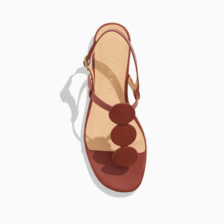 Worth Flat Sandal-Luggage