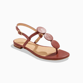 Worth Flat Sandal-Luggage