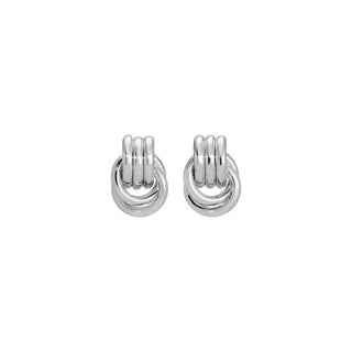 Baby Knot Earring-Silver