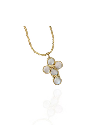 Pearl Cross Pendant