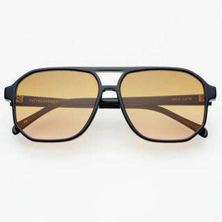 Billie Unisex Aviator Sunglasses -Black / Brown