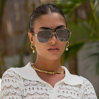 Logan Acetate Aviator Sunglasses