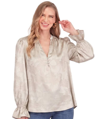 Split Neck Top