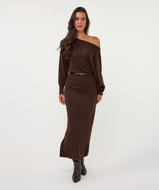 Dress Long Boatneck Knit